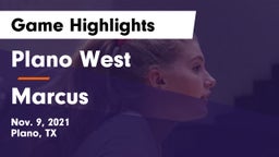 Plano West  vs Marcus  Game Highlights - Nov. 9, 2021
