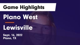 Plano West  vs Lewisville  Game Highlights - Sept. 16, 2022