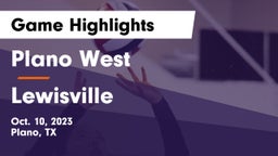 Plano West  vs Lewisville  Game Highlights - Oct. 10, 2023
