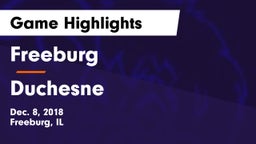 Freeburg  vs Duchesne  Game Highlights - Dec. 8, 2018