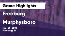 Freeburg  vs Murphysboro  Game Highlights - Jan. 25, 2020