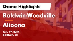 Baldwin-Woodville  vs Altoona  Game Highlights - Jan. 19, 2024