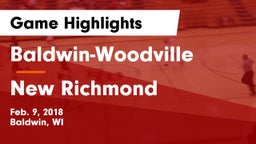 Baldwin-Woodville  vs New Richmond  Game Highlights - Feb. 9, 2018