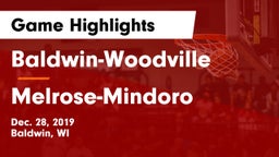 Baldwin-Woodville  vs Melrose-Mindoro  Game Highlights - Dec. 28, 2019