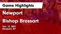 Newport  vs Bishop Brossart  Game Highlights - Jan. 16, 2021