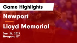 Newport  vs Lloyd Memorial  Game Highlights - Jan. 26, 2021