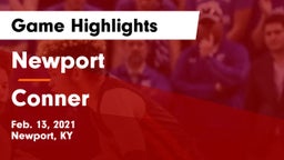 Newport  vs Conner  Game Highlights - Feb. 13, 2021