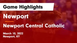 Newport  vs Newport Central Catholic  Game Highlights - March 10, 2022