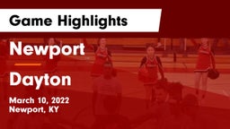 Newport  vs Dayton  Game Highlights - March 10, 2022