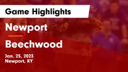 Newport  vs Beechwood  Game Highlights - Jan. 25, 2023