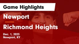 Newport  vs Richmond Heights  Game Highlights - Dec. 1, 2023