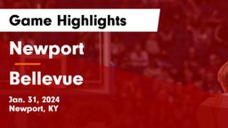 Newport  vs Bellevue  Game Highlights - Jan. 31, 2024