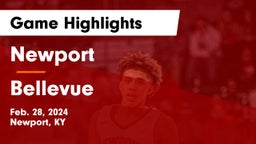 Newport  vs Bellevue  Game Highlights - Feb. 28, 2024