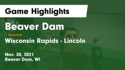 Beaver Dam  vs Wisconsin Rapids - Lincoln  Game Highlights - Nov. 30, 2021