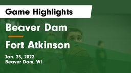 Beaver Dam  vs Fort Atkinson  Game Highlights - Jan. 25, 2022