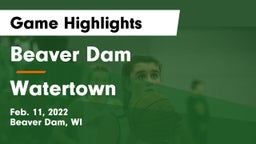 Beaver Dam  vs Watertown  Game Highlights - Feb. 11, 2022