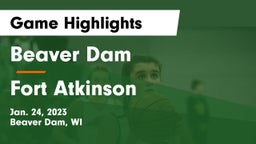 Beaver Dam  vs Fort Atkinson  Game Highlights - Jan. 24, 2023