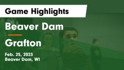 Beaver Dam  vs Grafton  Game Highlights - Feb. 25, 2023
