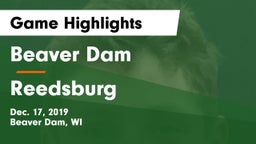 Beaver Dam  vs Reedsburg Game Highlights - Dec. 17, 2019