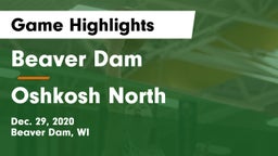 Beaver Dam  vs Oshkosh North  Game Highlights - Dec. 29, 2020