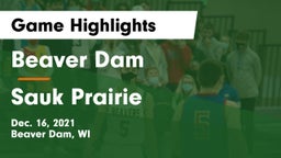 Beaver Dam  vs Sauk Prairie  Game Highlights - Dec. 16, 2021