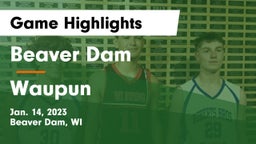 Beaver Dam  vs Waupun  Game Highlights - Jan. 14, 2023