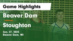 Beaver Dam  vs Stoughton  Game Highlights - Jan. 27, 2023