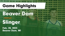 Beaver Dam  vs Slinger  Game Highlights - Feb. 28, 2023