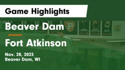 Beaver Dam  vs Fort Atkinson  Game Highlights - Nov. 28, 2023