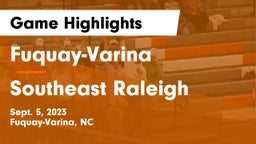 Fuquay-Varina  vs Southeast Raleigh  Game Highlights - Sept. 5, 2023