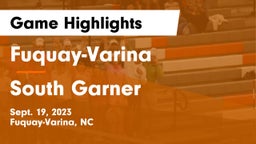 Fuquay-Varina  vs South Garner  Game Highlights - Sept. 19, 2023