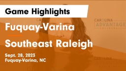Fuquay-Varina  vs Southeast Raleigh  Game Highlights - Sept. 28, 2023