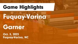 Fuquay-Varina  vs Garner  Game Highlights - Oct. 3, 2023