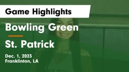 Bowling Green  vs St. Patrick  Game Highlights - Dec. 1, 2023