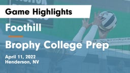 Foothill  vs Brophy College Prep Game Highlights - April 11, 2022
