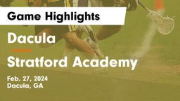 Dacula  vs Stratford Academy  Game Highlights - Feb. 27, 2024