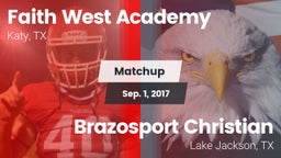 Matchup: Faith West Academy vs. Brazosport Christian  2016