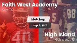 Matchup: Faith West Academy vs. High Island  2016