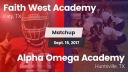 Matchup: Faith West Academy vs. Alpha Omega Academy  2016