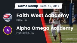 Recap: Faith West Academy  vs. Alpha Omega Academy  2017