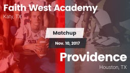 Matchup: Faith West Academy vs. Providence 2016