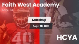 Matchup: Faith West Academy vs. HCYA 2018