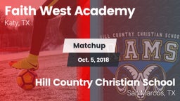 Matchup: Faith West Academy vs. Hill Country Christian School 2018