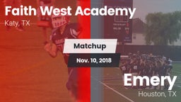 Matchup: Faith West Academy vs. Emery  2018