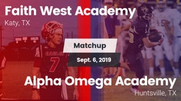 Matchup: Faith West Academy vs. Alpha Omega Academy  2019