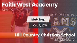 Matchup: Faith West Academy vs. Hill Country Christian School 2019