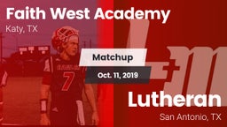 Matchup: Faith West Academy vs. Lutheran  2019