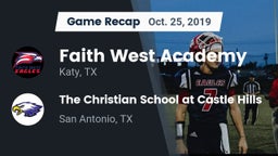 Recap: Faith West Academy  vs. The Christian School at Castle Hills 2019