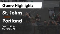 St. Johns  vs Portland  Game Highlights - Jan. 7, 2020