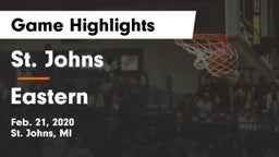 St. Johns  vs Eastern  Game Highlights - Feb. 21, 2020
